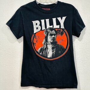 Official Netflix Stranger Things BILLY Tee Black Short Sleeve Top Unisex Small